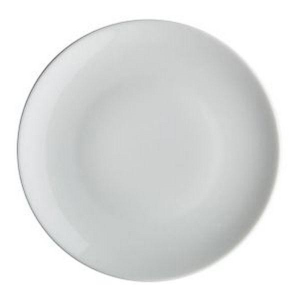 Тарелка Добрушский завод «Универсал», d=20 см, фарфор, белая