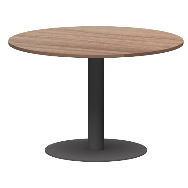 Стол круглый АМ-Д120 темный шимо/антрацит