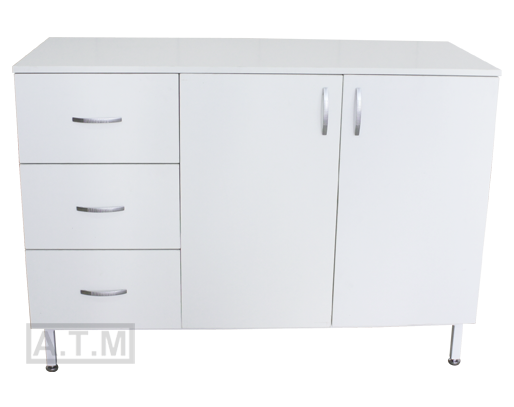 Тумба лабораторная ТЛ-117. Размеры: 1200х600х750мм. ЛДСП