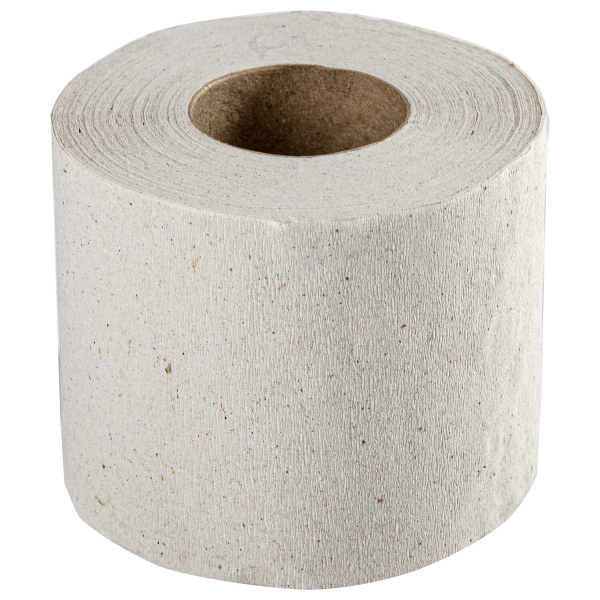 Бумага туалетная быт., СЕРАЯ, однослойная, на втулке (эконом), ш/к 50750