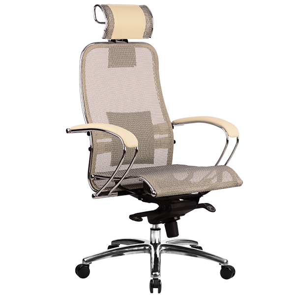 Кресло офисное МЕТТА "Samurai" L2-5K - TS бежевый