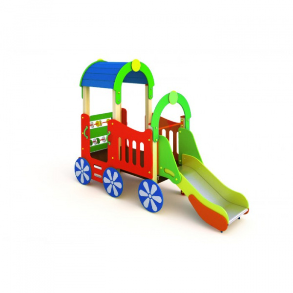 Паровозик 2", 3-7 лет, влагостойкая фанера, общая высота 2300мм