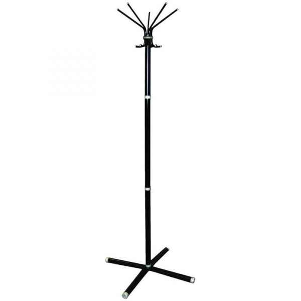 Вешалка напольная Титан "Классикс-С", металл, черная, 10 крючков