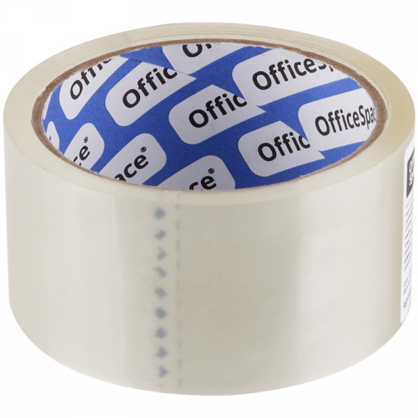 Клейкая лента 48мм*40м OfficeSpace 40мкм, прозрачная