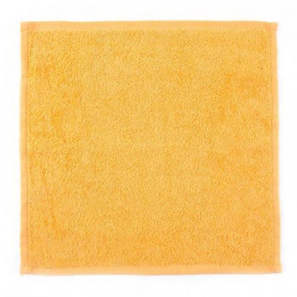 Полотенце махровое 30х30, желтое