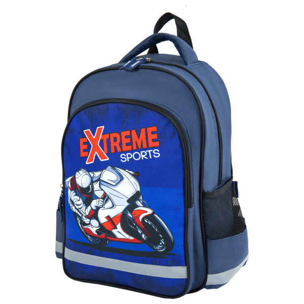Рюкзак ПИФАГОР SCHOOL для начальной школы, "Extreme sports", 38x28х14 см, 270659 Рюкзак ПИФАГОР SCHOOL для начальной школы, "Extreme sports", 38x28х14 см, 270659