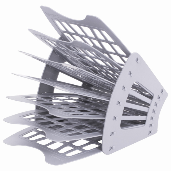 Поддон 7-ми секционный BRAUBERG-SMART серый арт. 231144 ПЛС