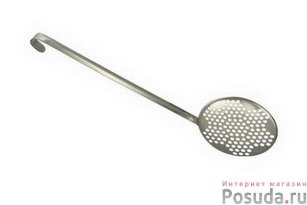 Шумовка АМЕТ поварская, Д=175мм, ручка 39см, нерж.