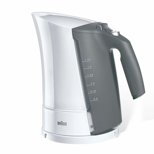 Чайник BRAUN WK-300, закрытый нагр.элемент, объем 1,7л, мощн. 2200Вт, индик. уровня воды, белый ОЗ