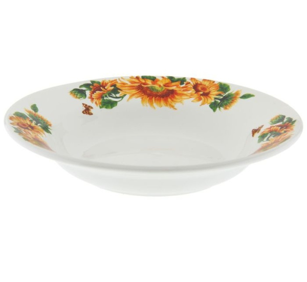 Тарелка суповая 20см Подсолнух