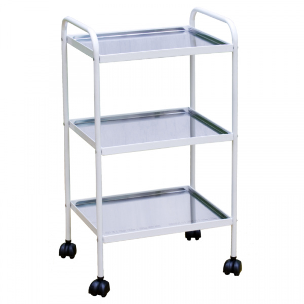 Столик инструментальный Ратон-МедТех СИ-03 3 полки: нержавеющая сталь. Размеры: 640*450*880мм