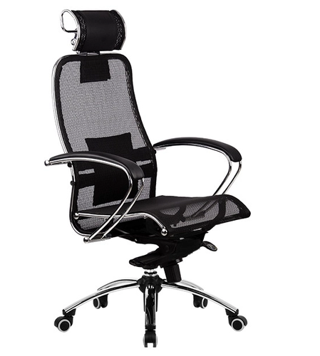 Кресло офисное МЕТТА "Samurai" L2-5K - TS, черный