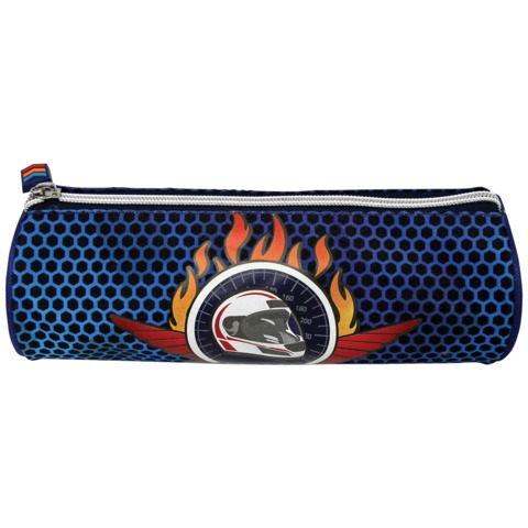 Пенал-косметичка BRAUBERG для нач.школы, мальч., синий, Райдер, 21*7*7 см, 225446