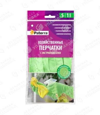 Перчатки резин.Extra Комфорт Paterra р-р S 402-415