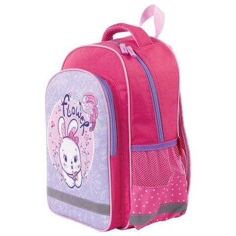 Рюкзак ПИФАГОР SCHOOL для начальной школы, "RABBIT", 38х28х14 см, 228827 Рюкзак ПИФАГОР SCHOOL для начальной школы, "RABBIT", 38х28х14 см, 228827