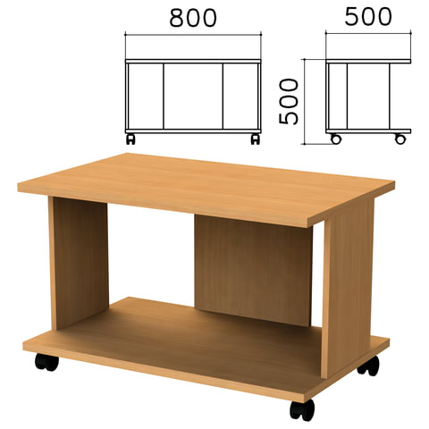 Стол журнальный "Монолит" (ш800*г500*в500 мм)