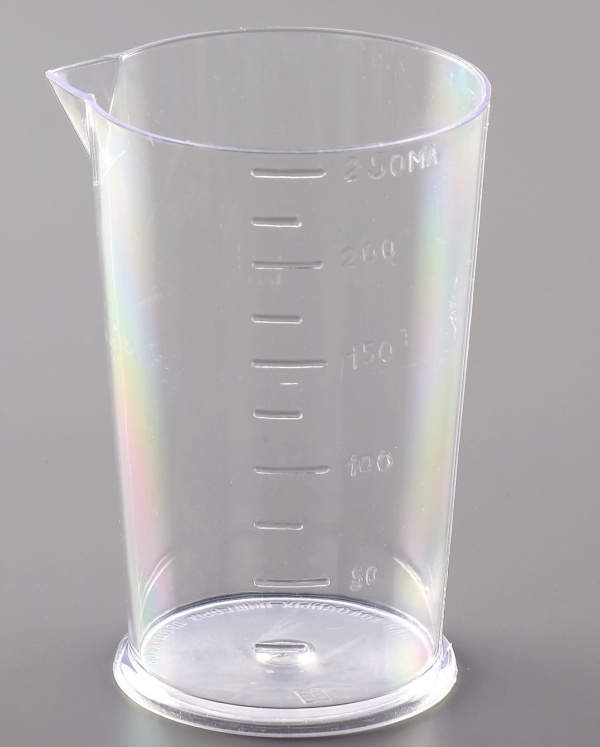 Мерный стакан, 250 мл, цвет прозрачный