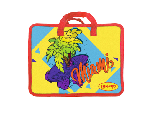 Папка школьная с ручками, А4, ТМ "Лимпопо", "Трюки скейтера"  арт.LP0143