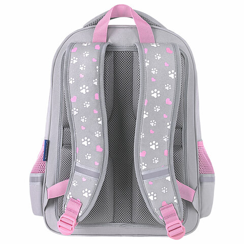 Рюкзак BRAUBERG SOFT, 2 отделения, 3 кармана, "Sleepy cat", СВЕТЯЩИЙСЯ, 40х31х15 см, 272035 ОБ Рюкзак BRAUBERG SOFT, 2 отделения, 3 кармана, "Sleepy cat", СВЕТЯЩИЙСЯ, 40х31х15 см, 272035 ОБ