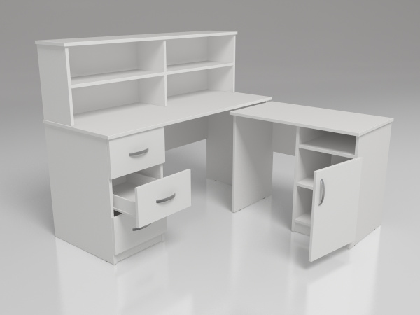 Стол-пост медсестры ПДМС-МСК МД-901.00. Размеры: 1500*1500*1200мм