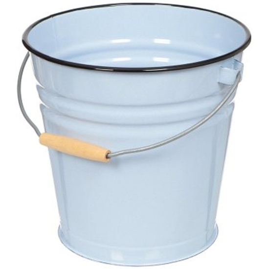 Ведро эмалированное 12л, без крышки, изумрудное, 2с27