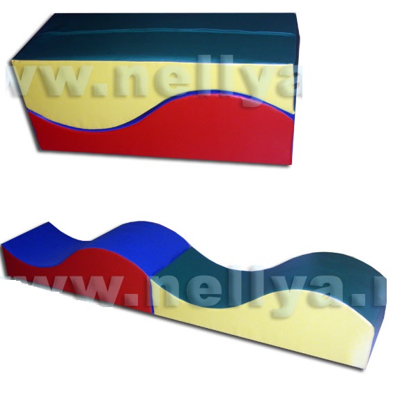 Пуфик «Волна» 100*40*40 см.