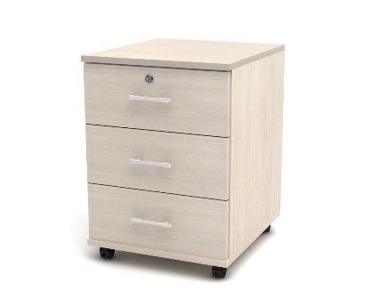 Тумба выкатная с замком (400х450х570) Канц