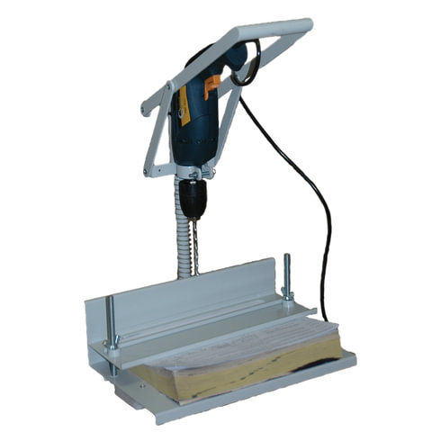 Станок д/архивного переплета вертикальный УПД Д (с дрелью), с лотком, сшивка до 100мм (950л.), 53108