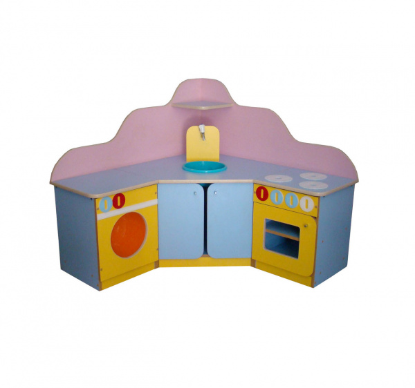 Угол-кухня "Мальвина" , ЛДСП/пластик, 1160*1160Х420Х1000 мм