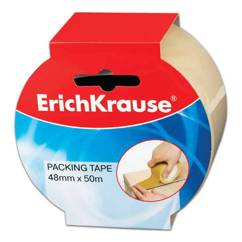 Клейкая лента 48мм*50м ERICH KRAUSE 45мкм, прозрачная