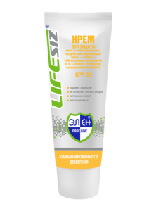 Крем защитный 100 мл ЭЛЕН, от УФ-излучения диапазонов А,В,С, низких температур, влажности