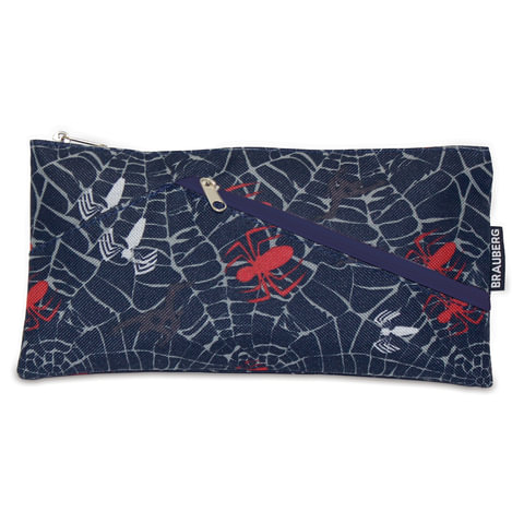 Пенал-косметичка BRAUBERG для нач.школы, мальч. "Spidernet" (Паутина), 22*11см, 223902