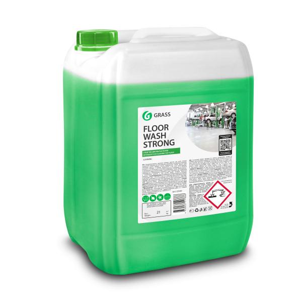 Средство для мытья пола Grass "Floor wash.STRONG" 21л, щелочное, концентрат