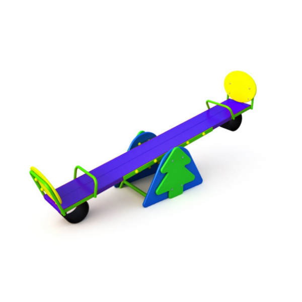 Качалка-балансир "Лес", 2-7 лет, влагостойкая фанера, общая высота	400мм