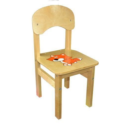 Стул детский "Эко" 1 группа, с рисунком, Высота сидения 26 см.