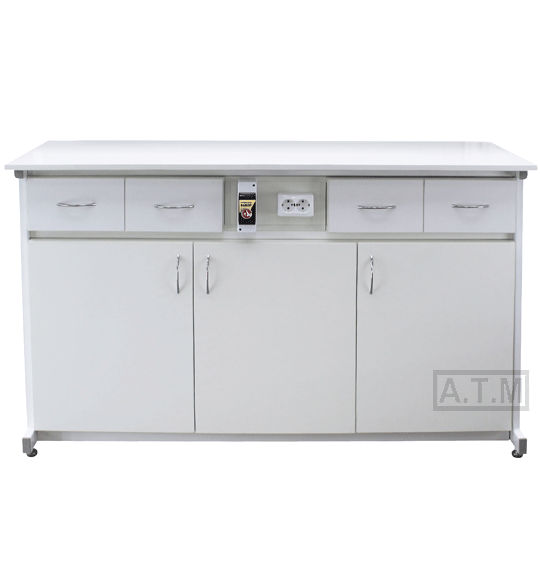 Стол для приборов СДПЛ-142, 1500х600х850 мм, столешница - ЛДСП, химостойкий пластик