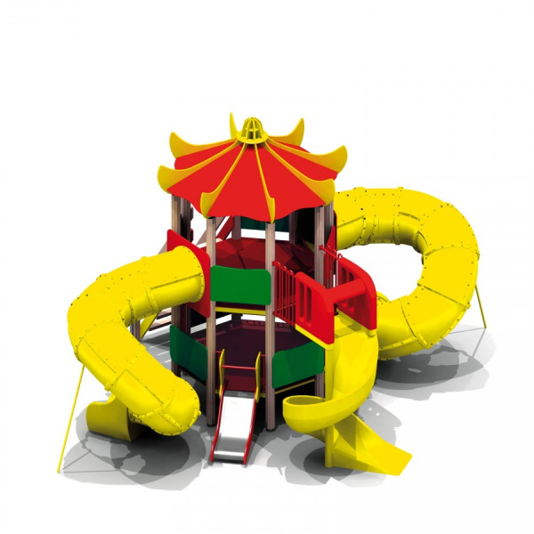 ДИК "Тритон", Н г.=0,6 (п), Н г.=2,0 (п) (6-12 лет) 6830х5775 мм, Н=4680 мм, Н площадки=2050 мм, 650