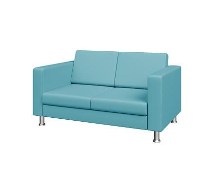 Диван 2-местный Офис. Размеры: 1460х830х760