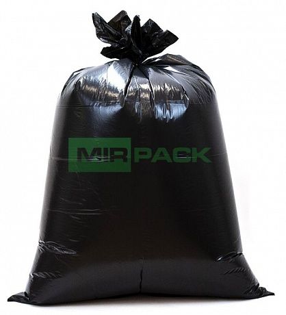 Мешки д/мусора 240л "EXTRA black" 10 штук, ПВД, 55 мкм, размер 93х130 см, черные 