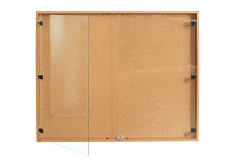 Доска пробковая со стеклом 1200х1000, ВДО-1210