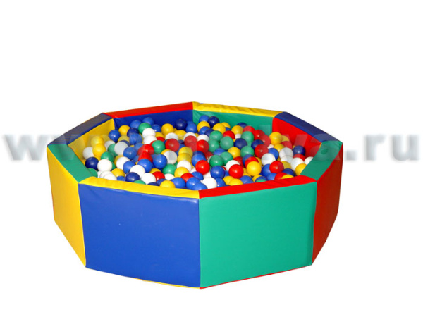 Сухой бассейн восьмигранник с дидактикой D200*50,