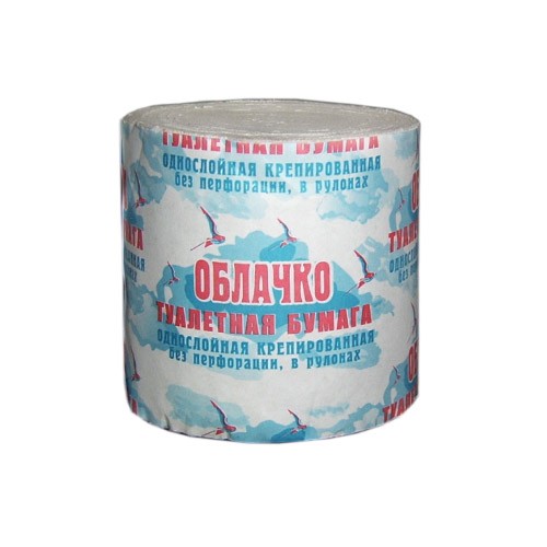 Бумага туалетная Облачко 65м /40 Бумага туалетная Облачко 65м /40