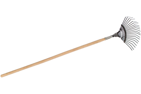 Веерные грабли с черенком, 20 зубьев, 1250 мм СИБРТЕХ 61779