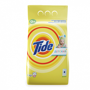 Стиральный порошок Tide (Тайд) автомат 6кг, "Детский", ш/к0420 Стиральный порошок Tide (Тайд) автомат 6кг, "Детский", ш/к0420