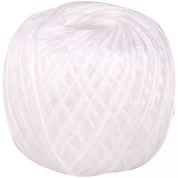 Шпагат полипропиленовый OfficeSpace, 1600текс, 125м, 0,2кг, белый, бобина