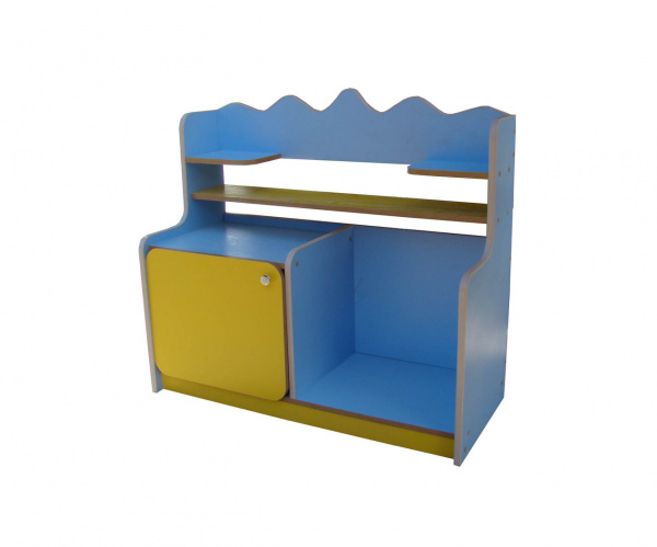 Стеллаж для спортинвентаря "Малышок": ЛДСП, 1100*420*850 мм