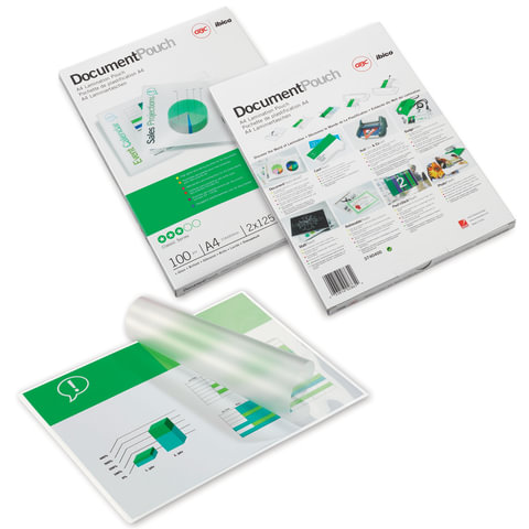 Пленки-заготовки д/ламинир-я GBC(ДжиБиСи, Англия), КОМПЛЕКТ 100шт, для формата А4, 125 мкм, 3200723