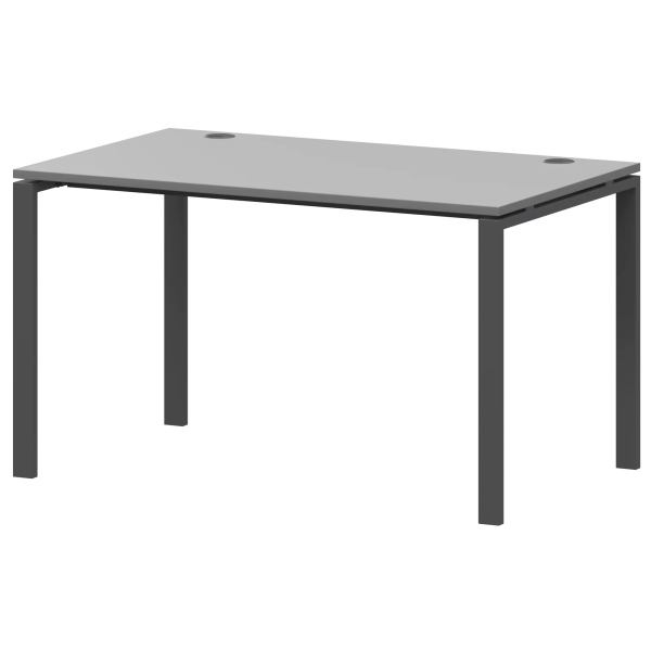 Стол АМ-005 на м/каркасе серый/антрацит