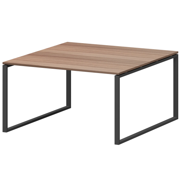 Стол переговорный АМП.О-004.123 на м/каркасе темный шимо/антрацит Стол переговорный АМП.О-004.123 на м/каркасе темный шимо/антрацит