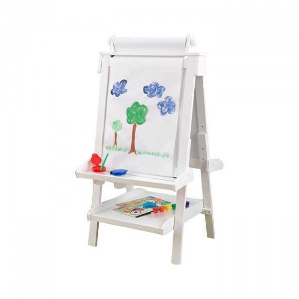Детский двусторонний мольберт "Делюкс" белый 62040_KE